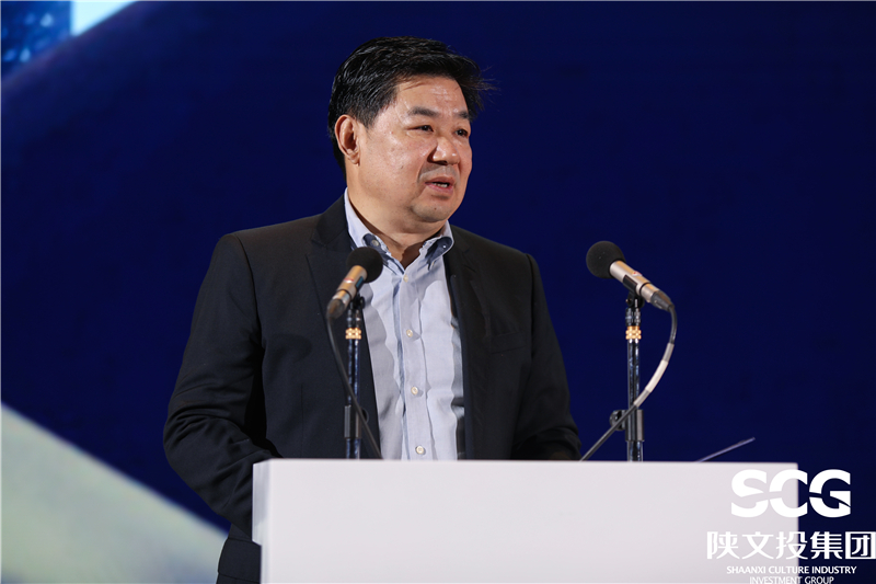 省委宣傳部常務副部長、省電影局局長王吉德致辭