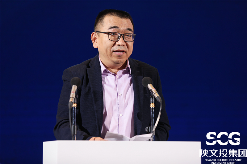 陜文投集團副總經理孫昌博介紹項目情況