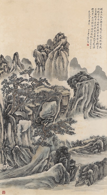 黃賓虹-顛岸夕照.jpg